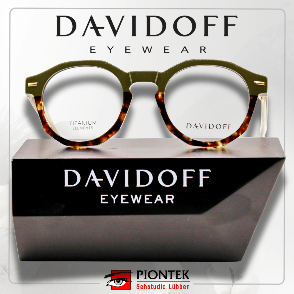 Davidoff Eyewear & MPG</strong> setzen bei der neuen Kollektion auf Handwerkskunst aus Italien, die sich in Acetat-und Titanfassungen manifestiert