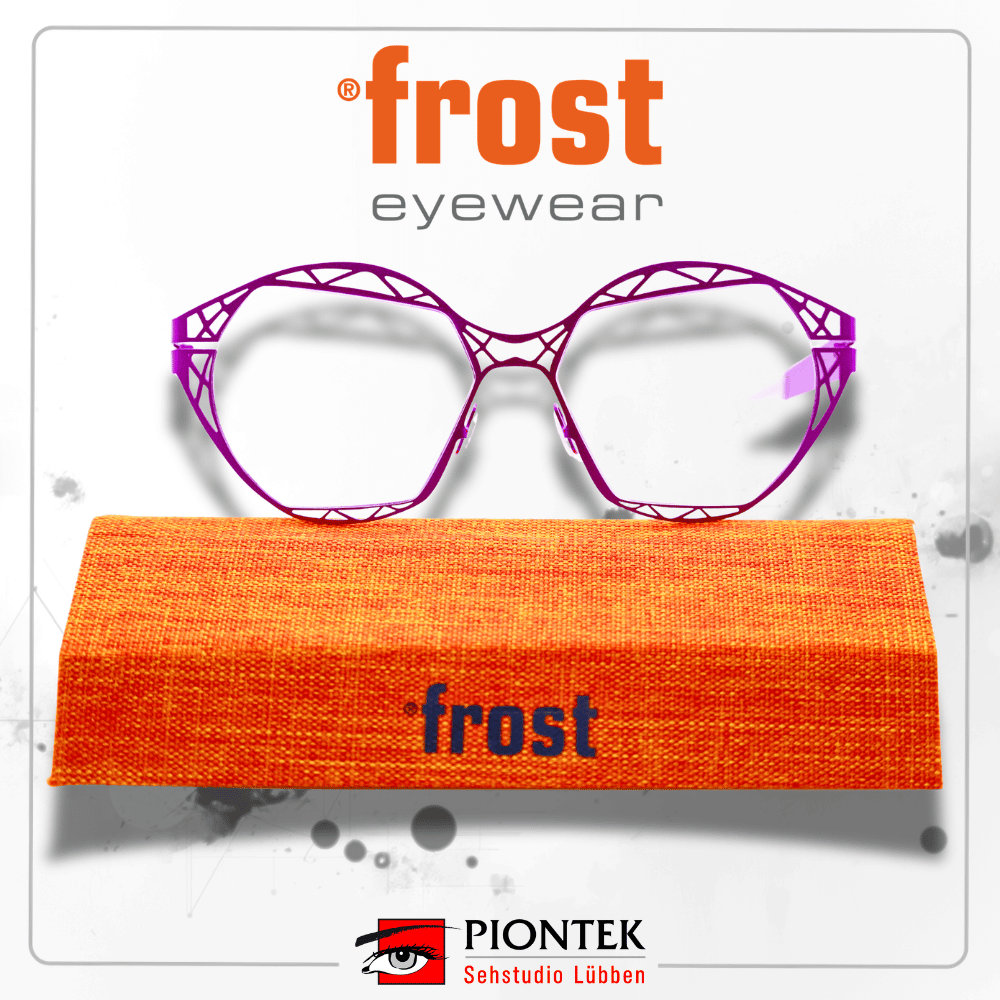 Pro Jahr entstehen drei neue Kollektionen, die am Firmensitz handgefertigt werden und unter der Marke „frost eyewear“ weltweit vertrieben werden. frost ist heute in über 40 Ländern präsent und 
bekannt für seine große Form- und Farbvielfalt. 