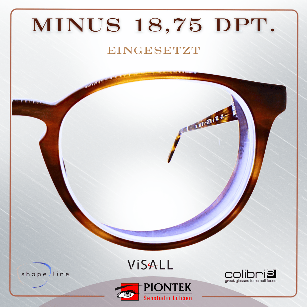 shapeline ist eine Farbbeschichtung, die auf die Brillenglasränder aufgetragen wird.