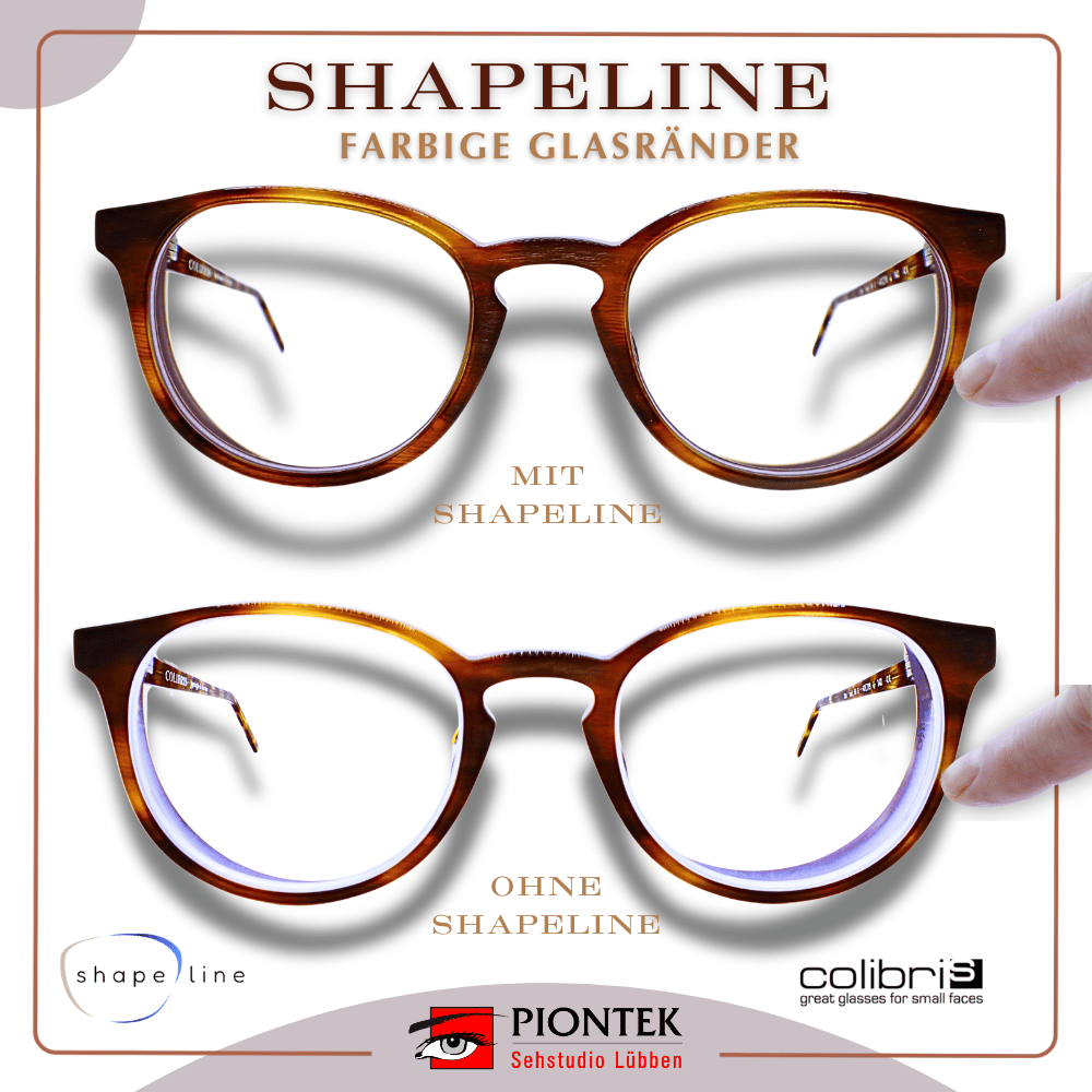 Glasränder in Fassungsfarbe - der Gamechanger bei hohen Minuswerten